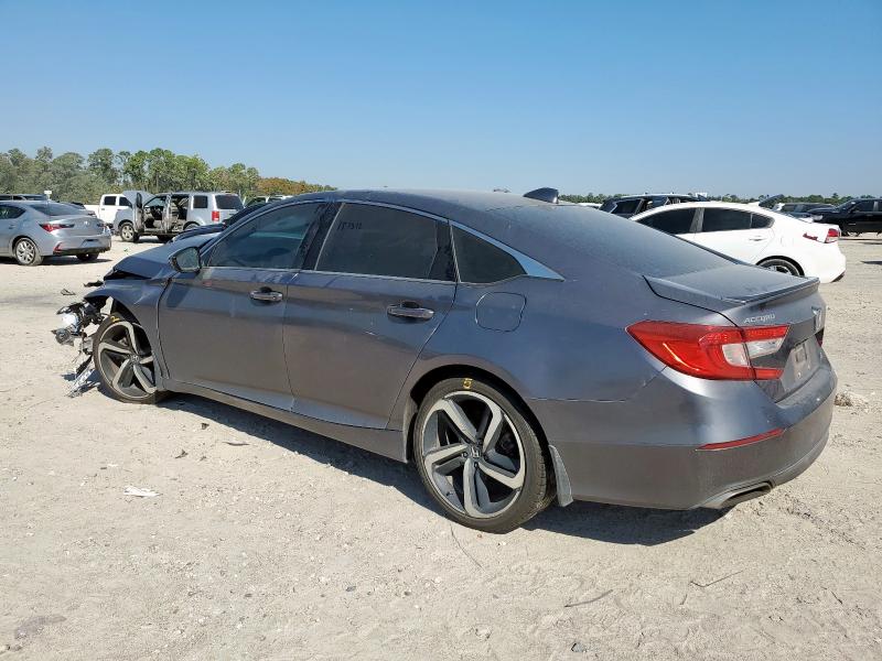 1HGCV1F34KA004136 - 2019 HONDA ACCORD SPORT ნაცრისფერი ფოტო 2