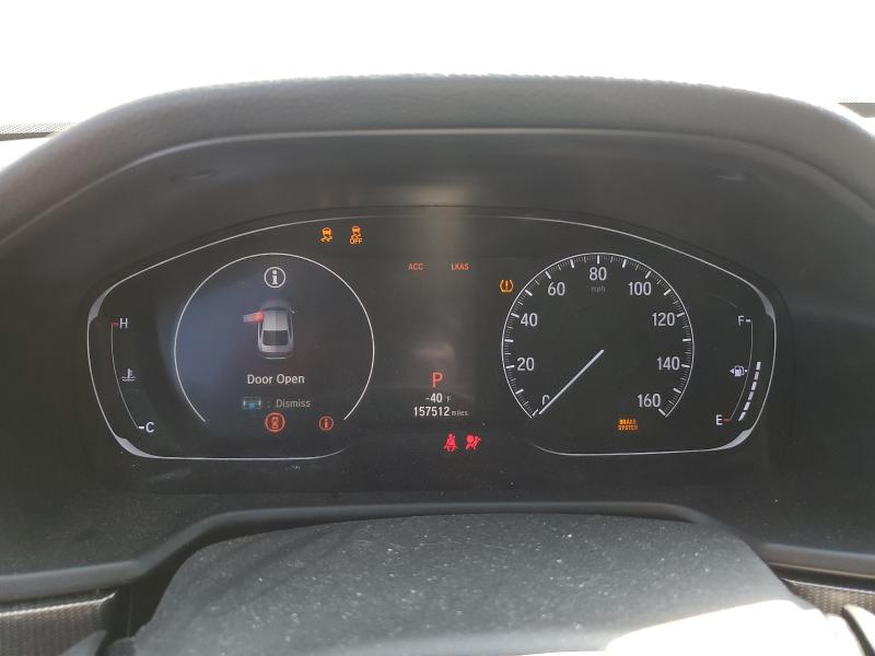 1HGCV1F34KA004136 - 2019 HONDA ACCORD SPORT ნაცრისფერი ფოტო 9