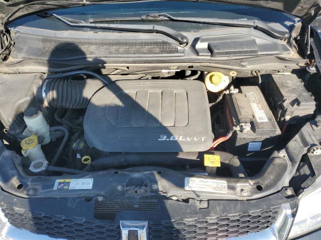 2C4RDGCG5JR343455 - 2018 DODGE GRAND CARAVAN SXT შავი ფოტო 12