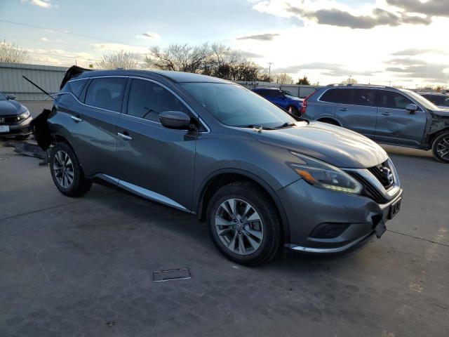 5N1AZ2MG5JN136718 - 2018 NISSAN MURANO S GRAY photo 4