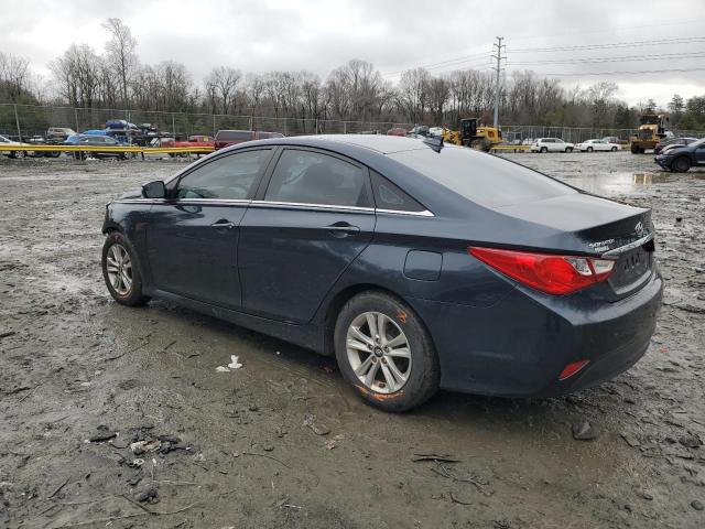 5NPEB4AC0EH903999 - 2014 HYUNDAI SONATA GLS BLUE photo 2