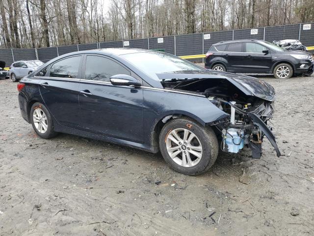 5NPEB4AC0EH903999 - 2014 HYUNDAI SONATA GLS BLUE photo 4