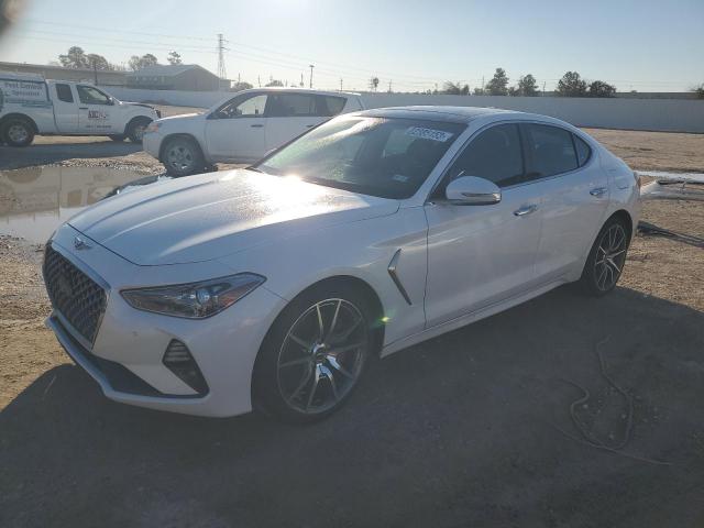 KMTG74LE5LU053428 - 2020 GENESIS G70 ELITE WHITE photo 1