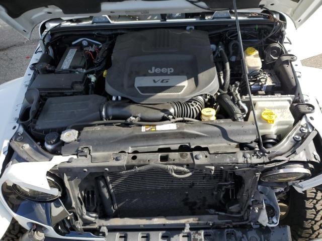 1C4BJWEGXEL273242 - 2014 JEEP WRANGLER U SAHARA WHITE photo 12