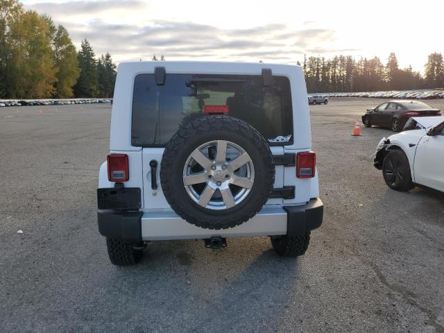 1C4BJWEGXEL273242 - 2014 JEEP WRANGLER U SAHARA WHITE photo 6