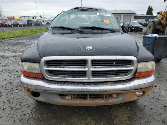 1D7HL48NX3S247722 - 2003 DODGE DAKOTA QUAD SLT BLACK photo 5