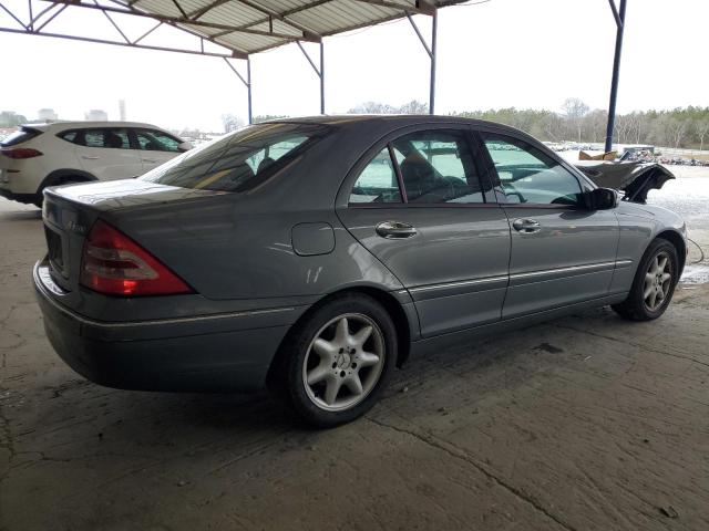 WDBRF81J84F532786 - 2004 MERCEDES-BENZ C 240 4MATIC BLUE photo 3