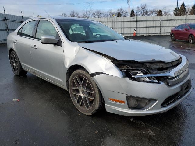 3FAHP0HG1CR274270 - 2012 FORD FUSION SE SILVER photo 4