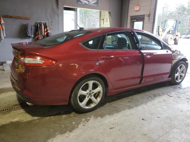 3FA6P0G70GR210624 - 2016 FORD FUSION S RED photo 3