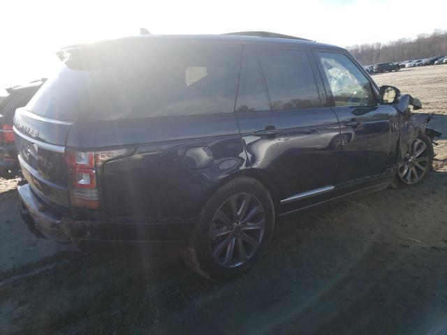 SALGR2KF4GA258116 - 2016 LAND ROVER RANGE ROVE BLUE photo 3