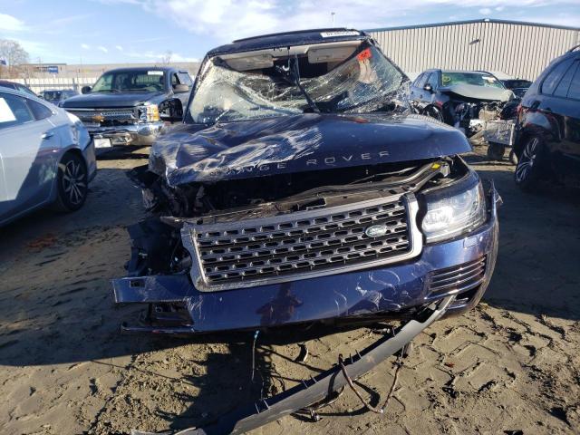 SALGR2KF4GA258116 - 2016 LAND ROVER RANGE ROVE BLUE photo 5