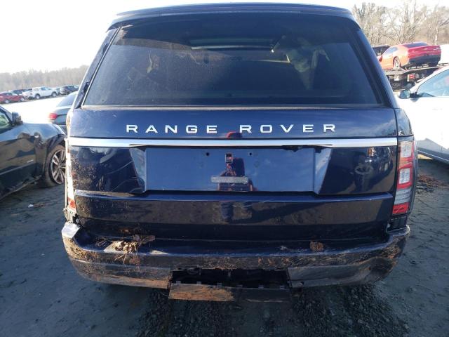 SALGR2KF4GA258116 - 2016 LAND ROVER RANGE ROVE BLUE photo 6