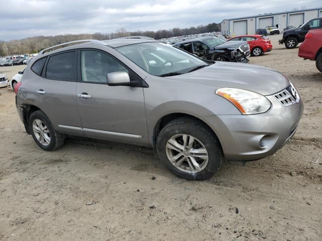 JN8AS5MT7DW002254 - 2013 NISSAN ROGUE S GRAY photo 4