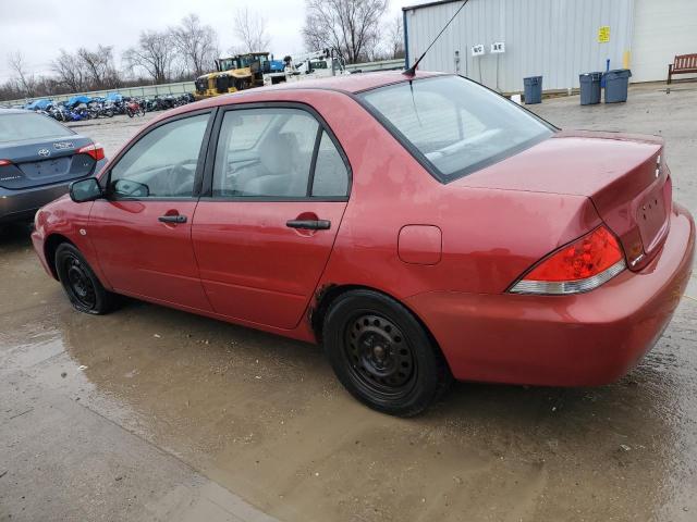 JA3AJ26E07U015762 - 2007 MITSUBISHI LANCER ES RED photo 2