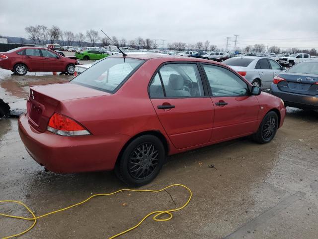 JA3AJ26E07U015762 - 2007 MITSUBISHI LANCER ES RED photo 3