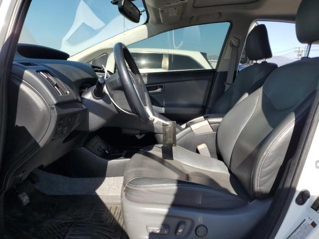 JTDKN3DU0D5661643 - 2013 TOYOTA PRIUS Weiß Foto 7