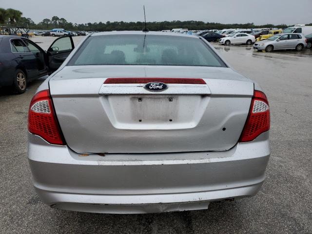 3FAHP0HA8AR138808 - 2010 FORD FUSION SE SILVER photo 6