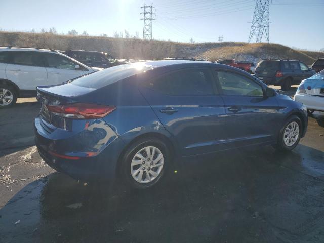 5NPD74LF8JH323088 - 2018 HYUNDAI ELANTRA SE BLUE photo 3