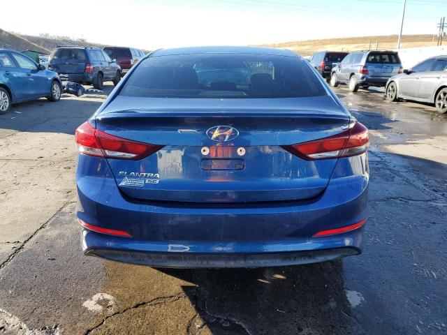 5NPD74LF8JH323088 - 2018 HYUNDAI ELANTRA SE BLUE photo 6