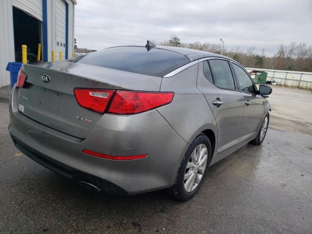 5XXGN4A74EG276898 - 2014 KIA OPTIMA EX GRAY photo 3