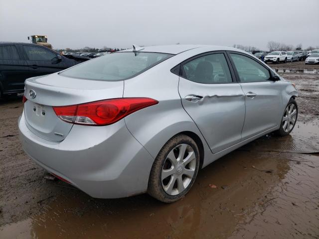 5NPDH4AE7DH448899 - 2013 HYUNDAI ELANTRA GLS SILVER photo 3