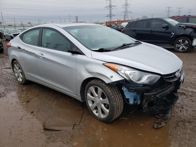 5NPDH4AE7DH448899 - 2013 HYUNDAI ELANTRA GLS SILVER photo 4