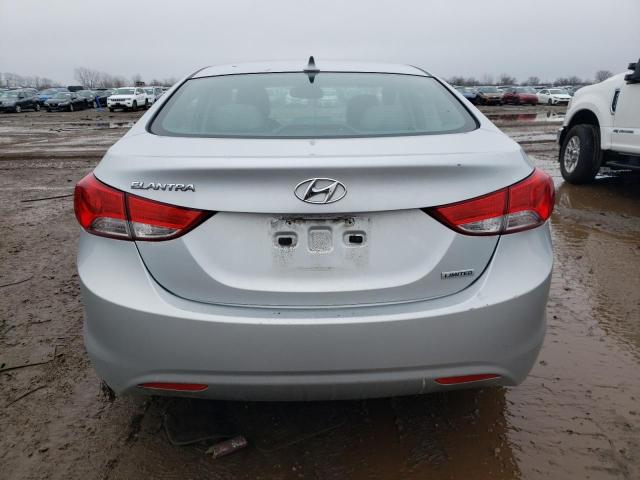 5NPDH4AE7DH448899 - 2013 HYUNDAI ELANTRA GLS SILVER photo 6