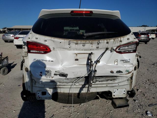 5NMZTDLB2JH106048 - 2018 HYUNDAI SANTA FE S WHITE photo 6