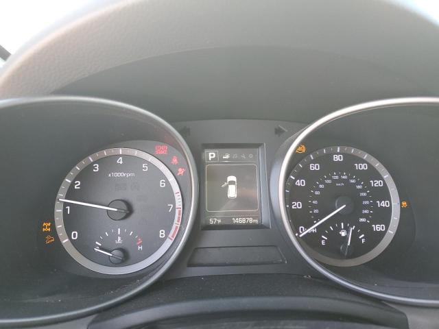 5NMZTDLB2JH106048 - 2018 HYUNDAI SANTA FE S WHITE photo 9