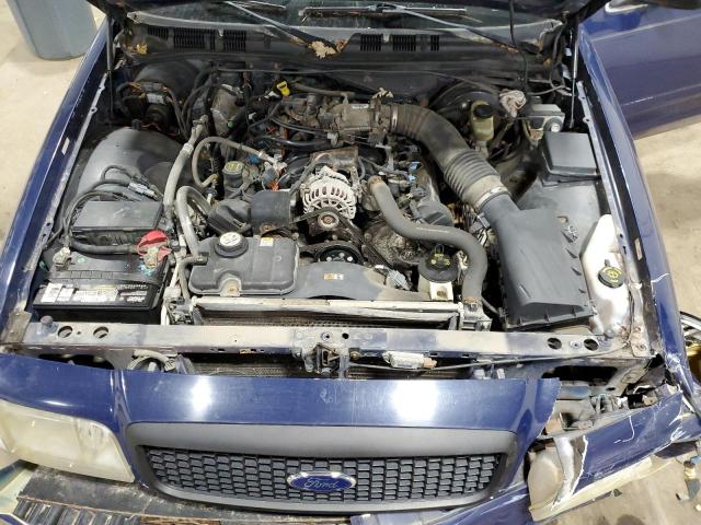2FAHP71W14X170469 - 2004 FORD CROWN VICT POLICE INTERCEPTOR BLUE photo 11