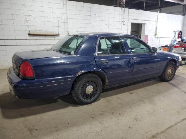 2FAHP71W14X170469 - 2004 FORD CROWN VICT POLICE INTERCEPTOR BLUE photo 3