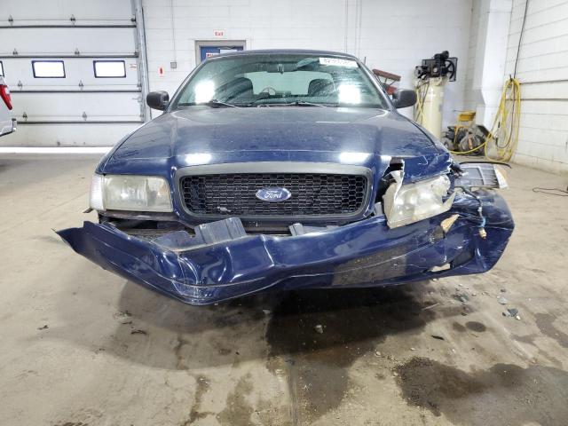 2FAHP71W14X170469 - 2004 FORD CROWN VICT POLICE INTERCEPTOR BLUE photo 5