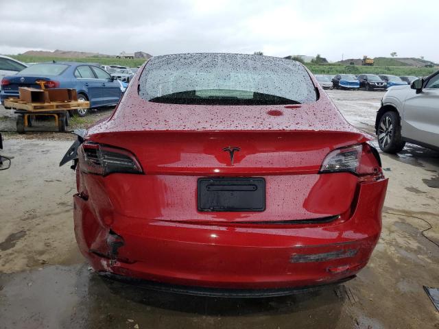 5YJ3E1EA6KF396512 - 2019 TESLA MODEL 3 RED photo 6