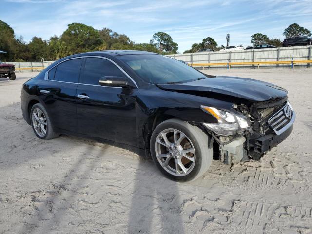 1N4AA5APXEC474463 - 2014 NISSAN MAXIMA S BLACK photo 4