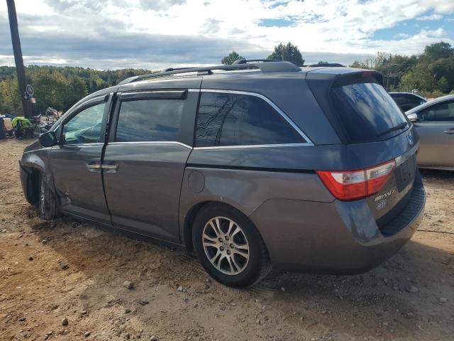 5FNRL5H68CB126018 - 2012 HONDA ODYSSEY EXL GRAY photo 2