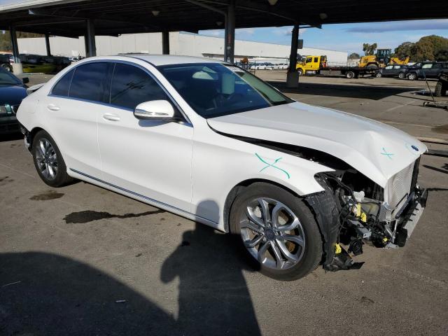 55SWF4JB6FU065430 - 2015 MERCEDES-BENZ C 300 WHITE photo 4