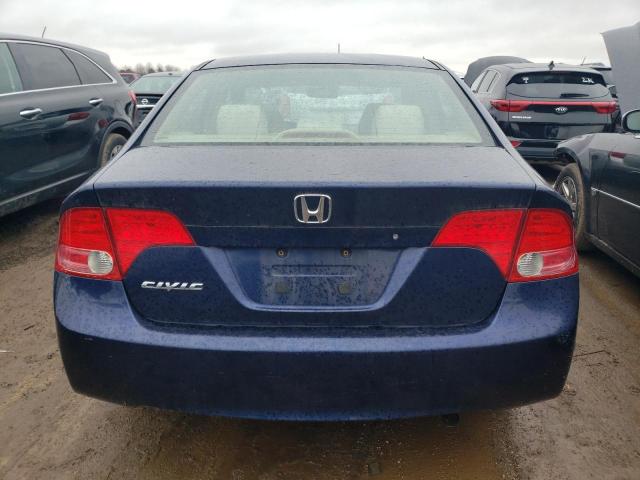 1HGFA16836L003218 - 2006 HONDA CIVIC EX BLUE photo 6