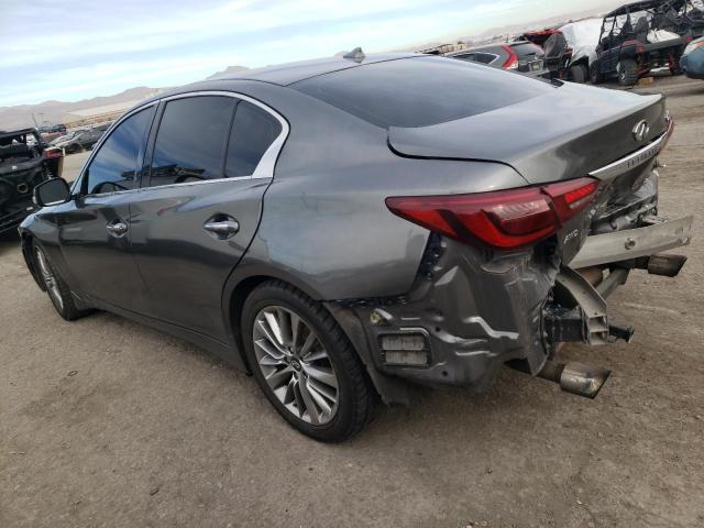 JN1EV7AR1JM610659 - 2018 INFINITI Q50 LUXE GRAY photo 2