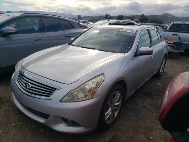 JN1DV6AP5BM830277 - 2011 INFINITI G25 BASE SILVER photo 1