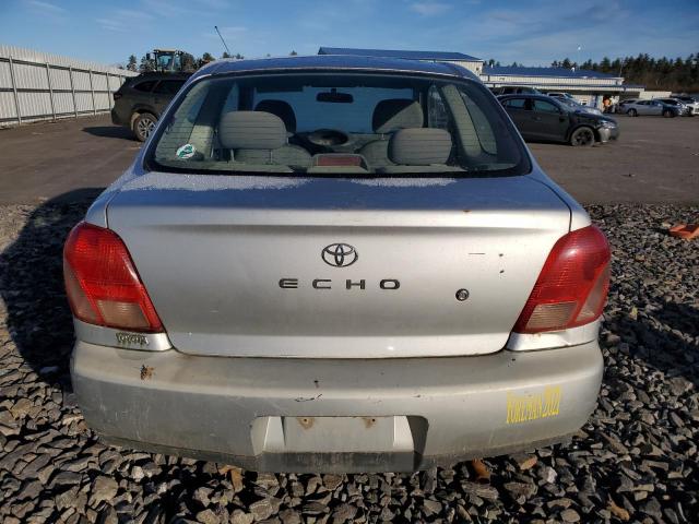 JTDAT123810195324 - 2001 TOYOTA ECHO SILVER photo 6