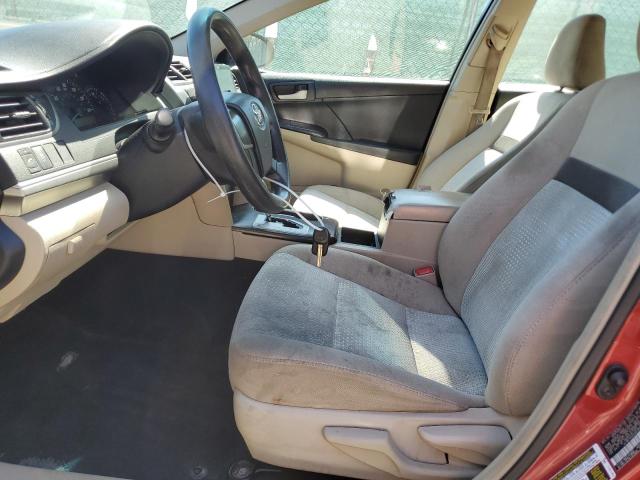 4T1BF1FK5CU618946 - 2012 TOYOTA CAMRY BASE RED photo 7
