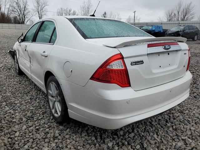 3FAHP0JA5BR342896 - 2011 FORD FUSION SEL WHITE photo 2