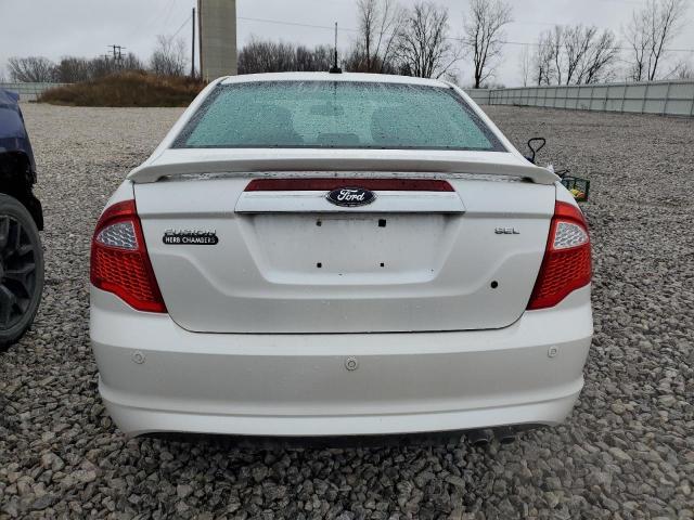 3FAHP0JA5BR342896 - 2011 FORD FUSION SEL WHITE photo 6