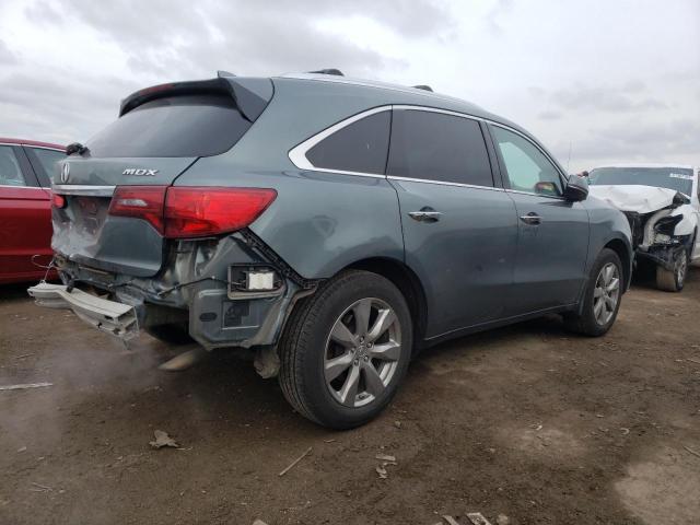 5FRYD3H80EB016841 - 2014 ACURA MDX ADVANCE GRAY photo 3