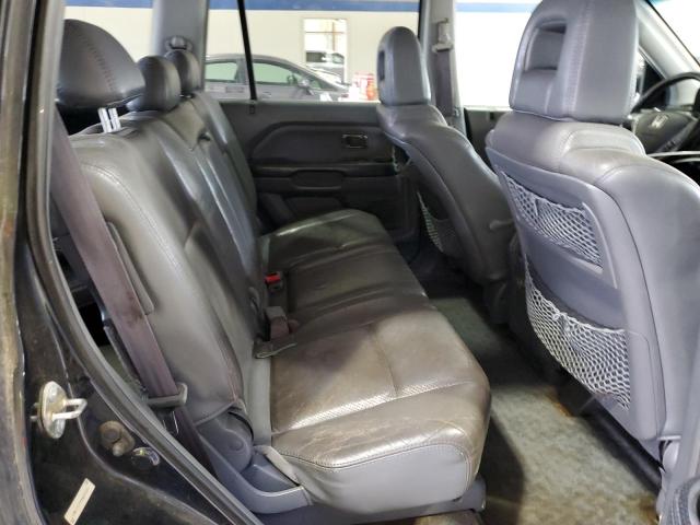 2HKYF18785H548301 - 2005 HONDA PILOT EXL BLACK photo 11