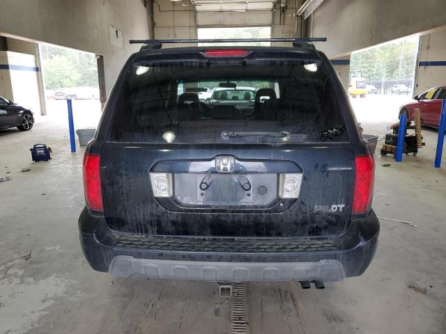 2HKYF18785H548301 - 2005 HONDA PILOT EXL BLACK photo 6
