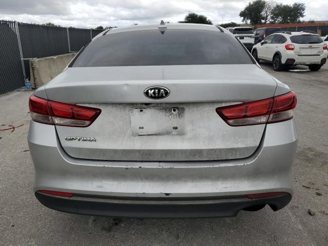5XXGT4L30GG001483 - 2016 KIA OPTIMA LX SILVER photo 6