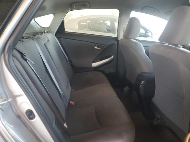 JTDKN3DU2F0485307 - 2015 TOYOTA PRIUS SILVER photo 10