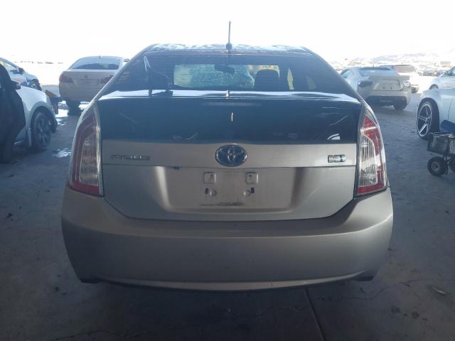 JTDKN3DU2F0485307 - 2015 TOYOTA PRIUS SILVER photo 6