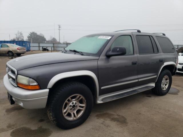 1D8HS58N33F520142 - 2003 DODGE DURANGO SLT PLUS GRAY photo 1